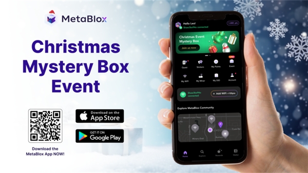 MetaBlox推出圣诞神秘盲盒活动:探索DePIN的新奇之旅 MetaBlox推出圣诞神秘盲盒活动:探索DePIN的新奇之旅