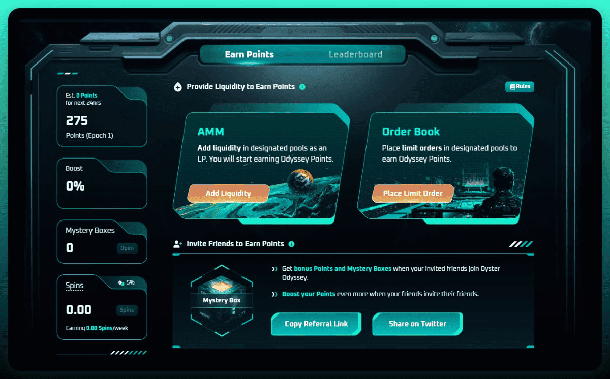 Perps DEX 協議 SynFutures 推出 V3:可賺取積分的 4 種方式 Perps DEX 協議 SynFutures 推出 V3:可賺取積分的 4 種方式