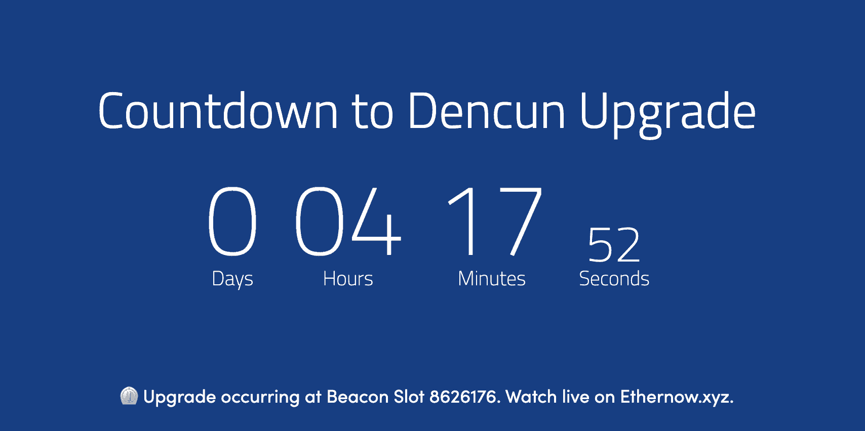 Dencun 倒數計時:一文了解以太坊最新、最重磅的升級 Dencun 倒數計時:一文了解以太坊最新、最重磅的升級