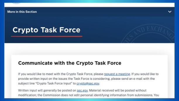 美 SEC 加密货币工作小组网页上线:从发币到 ETF,公布 10 大优先事项 美 SEC 加密货币工作小组网页上线:从发币到 ETF,公布 10 大优先事项