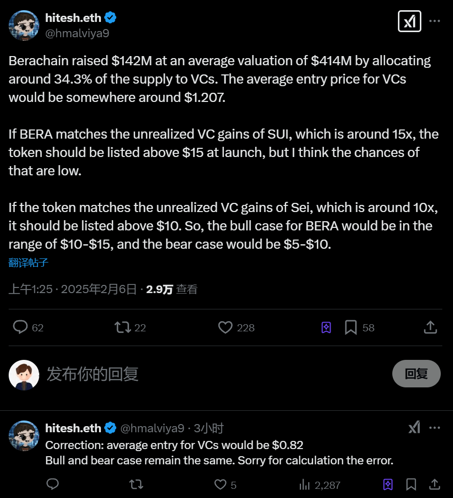 Berachain 空投「贫富悬殊」:NFT 持有者最高斩获逾 5 千万美元,测试网用户仅得 60 美元 Berachain 空投「贫富悬殊」:NFT 持有者最高斩获逾 5 千万美元,测试网用户仅得 60 美元