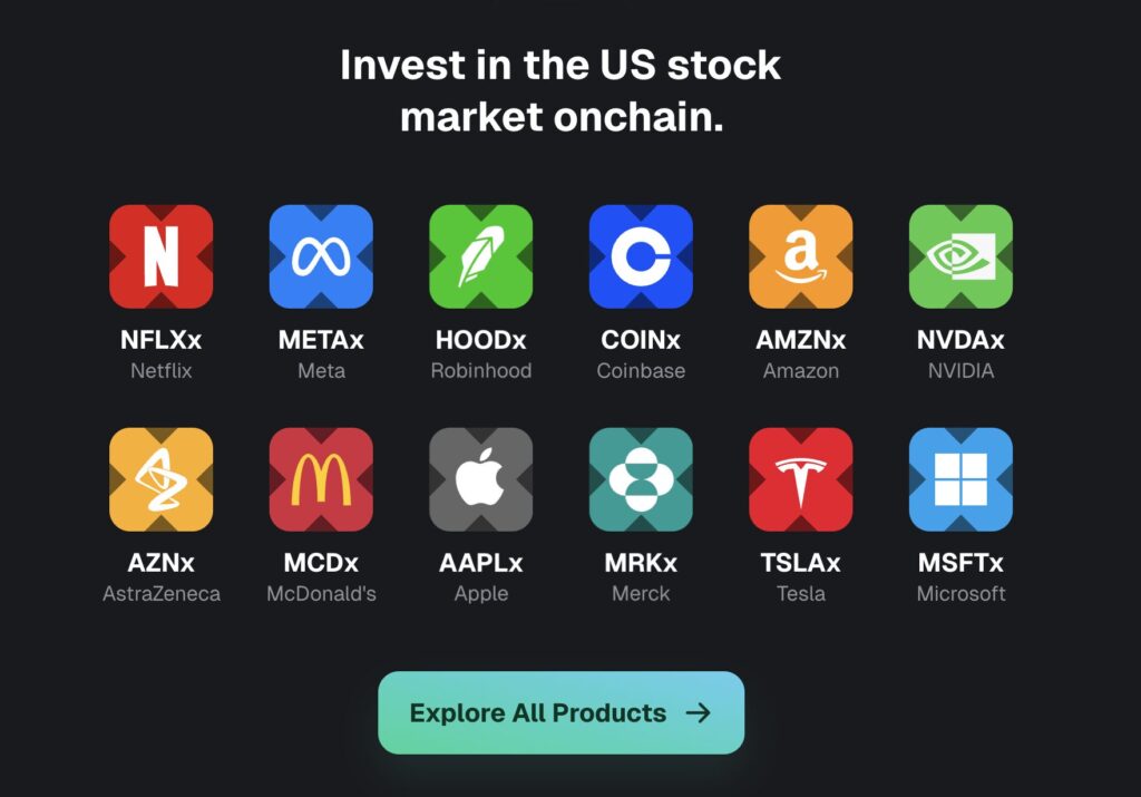 xStocks 上线!超过 60 只代币化股票登陆 Bybit 、 Kraken 、 Solana DeFi 生态 xStocks 上线!超过 60 只代币化股票登陆 Bybit 、 Kraken 、 Solana DeFi 生态