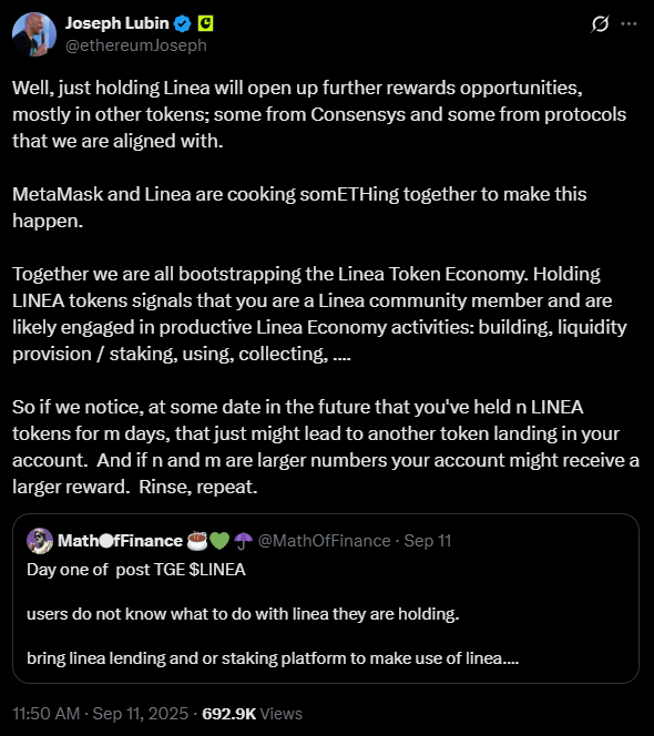 以太坊联合创办人 Joseph Lubin 暗示 MetaMask 代币即将推出 以太坊联合创办人 Joseph Lubin 暗示 MetaMask 代币即将推出