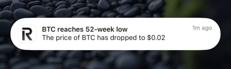 数据供应商出包!Revolut 比特币惊见「0.02 美元」超低价 数据供应商出包!Revolut 比特币惊见「0.02 美元」超低价