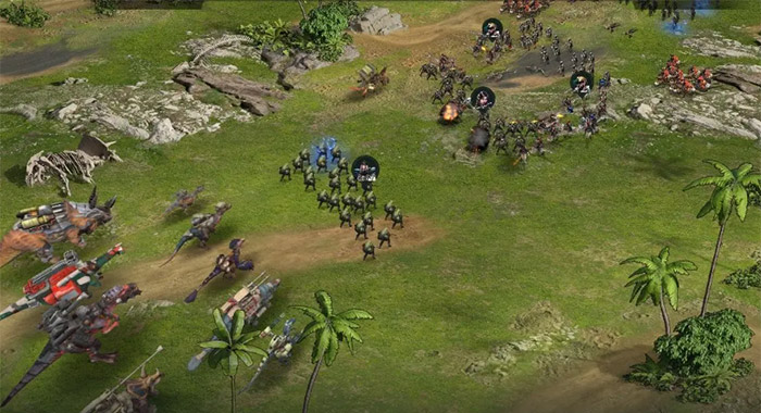 Age of Dino 游戏玩法和特色,部队训练战斗掠夺