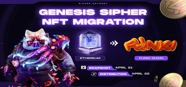 Genesis Sipher NFT 迁移指南:迎接 Funki Chain 上的全新 NFT 游戏体验