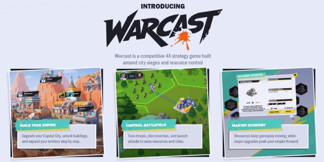 Web3 game Warcast – OpenLoot战略神作邀测中 Web3 game Warcast – OpenLoot战略神作邀测中