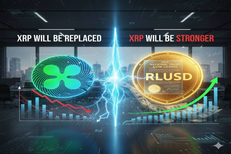 重磅:瑞波“亲儿子”RLUSD登场!银行牌照一旦获批,XRP会被彻底取代吗?