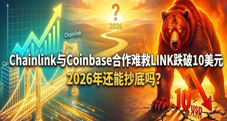 Chainlink与Coinbase合作难救LINK币价:跌破10美元后2026年还能抄底吗?