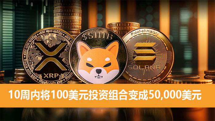4种XRP替代品:如何在10周内将100美元的投资组合变成50,000美元 4种XRP替代品:如何在10周内将100美元的投资组合变成50,000美元