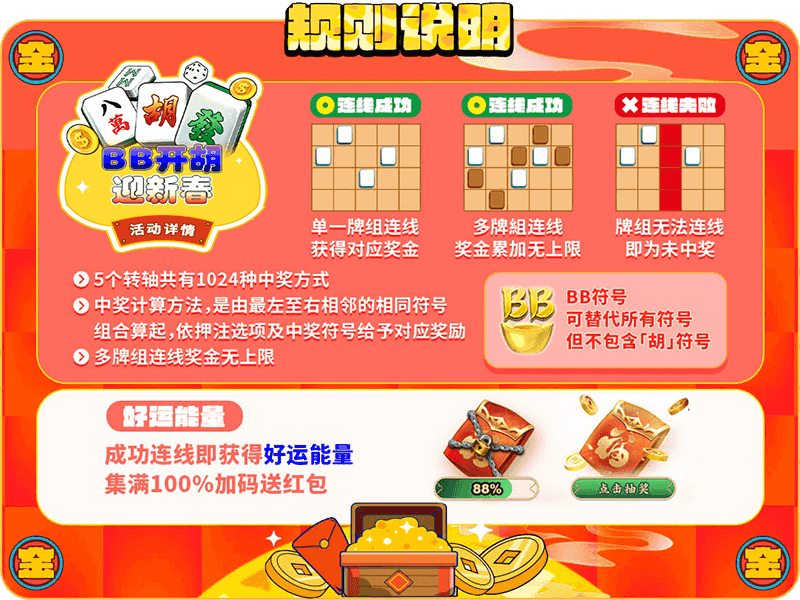 春节活动BB开胡迎新春规则说明 春节活动BB开胡迎新春规则说明