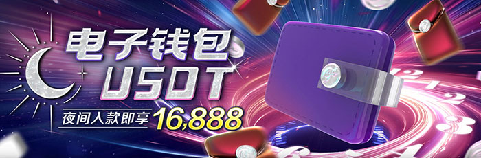 夜间指定电子钱包USDT入款获奖金16,888 夜间指定电子钱包USDT入款获奖金16,888